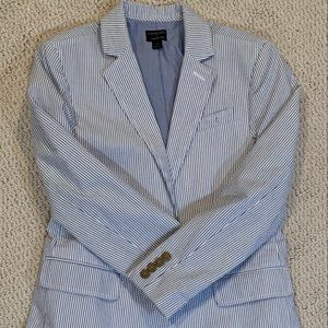BOYS Size 14 CREWCUTS SEER SUCKER BLAZER